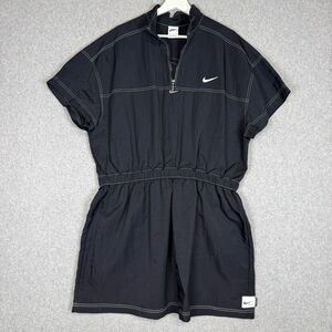 Nike Women's Size 2XL XXL Black Short Sleeve Tennis Golf Athletic Dress Black